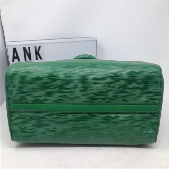 Sold Louis Vuitton Green Speedy 30 Epi Leather Bag - Picture 5 of 8